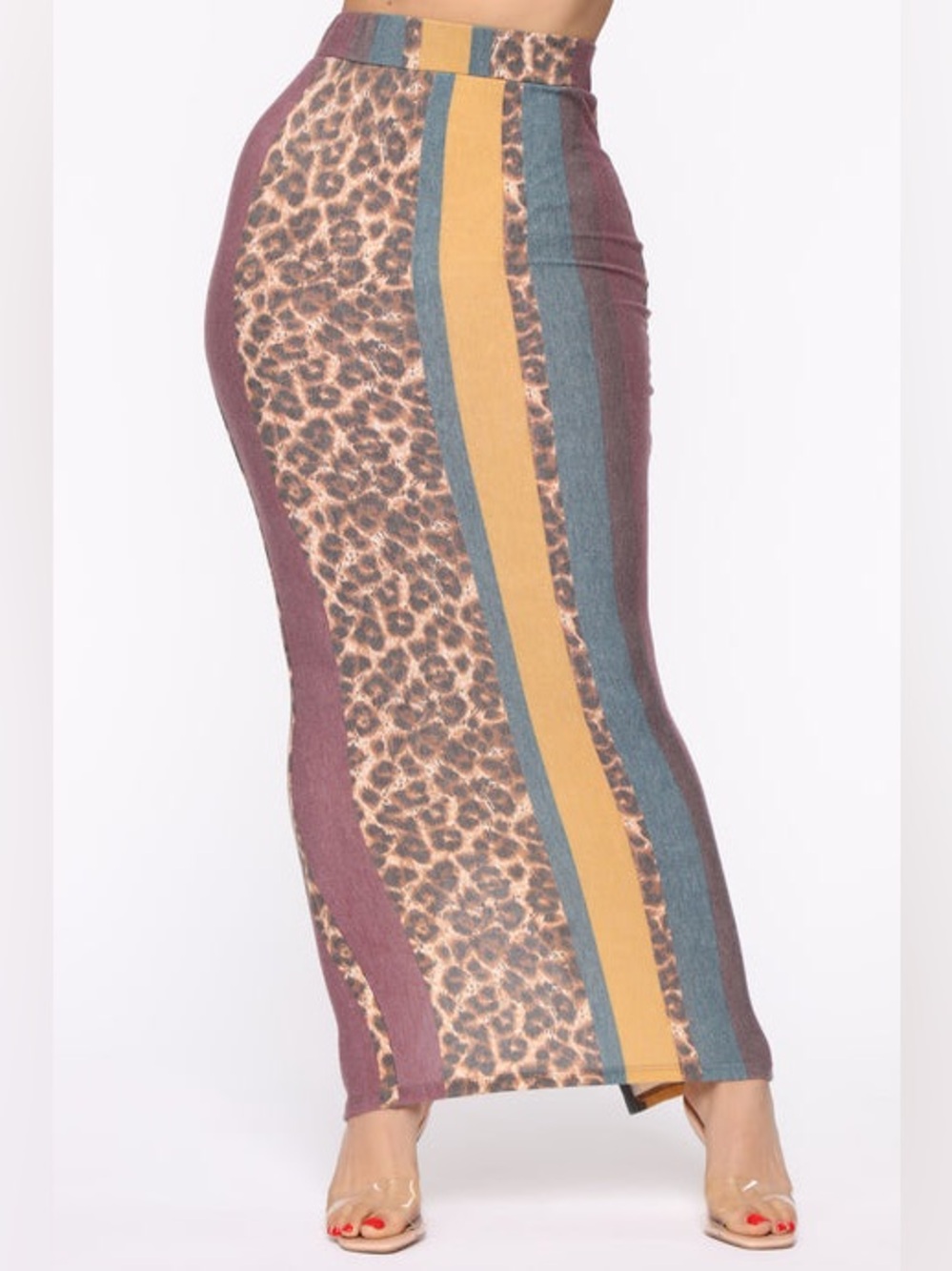 Fashion Nova In The Mix Maxi Skirt Set Multicolor Size L - Picture 3 of 5